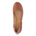 Time and Tru Women's Scrunch Ballet Flats, Sizes 6-11, Wide Width Available