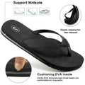Ecetana Womens Flip Flops Comfortable Casual Summer Beach Thong Sandals Yoga Foam Insole