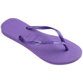 Havaianas Women's Slim Flip Flops - Spring and Summer Pool Sandals for Women - Dark Purple, 11/12