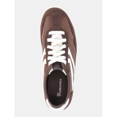 No Boundaries Retro Lace-Up Sneakers, Women’s