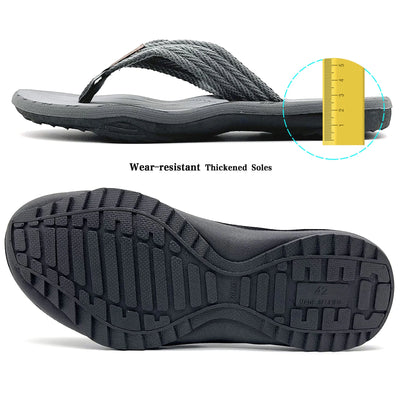 Ecetana Flip Flops for Men Comfort Thong Sandals Non-Slip Beach Sandals for Men
