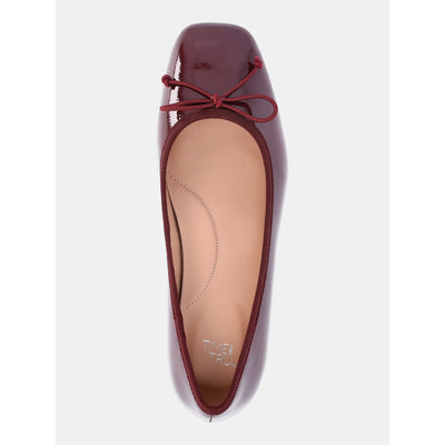 Time and Tru Women's Block Heel Ballet Shoes