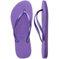 Havaianas Women's Slim Flip Flops - Spring and Summer Pool Sandals for Women - Dark Purple, 11/12