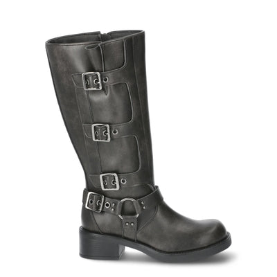 Madden NYC Women's Faux Leather Tall Moto Boots
