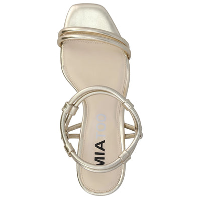 MIA TOO Women's Annelise Block Heel Ankle Strap Sandal