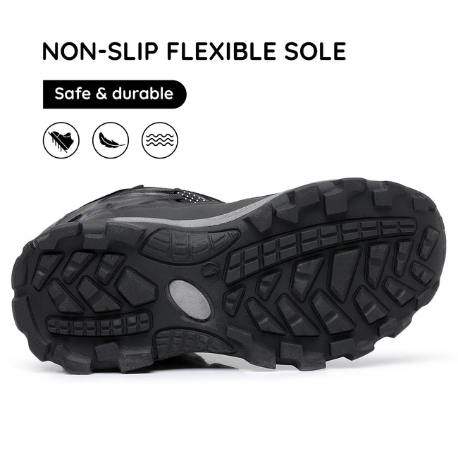 Apakowa New Kids Boys Cold Weather Snow Boots (Toddler/Little Kid)